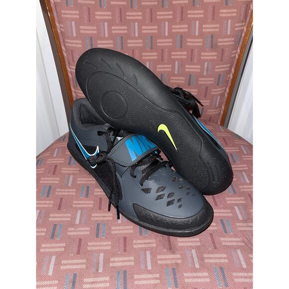 NEW Men's 9.5 Nike Zoom Rival SD 2 Black Green Throwing Shoes FZ9665-001 - Picture 6 of 9